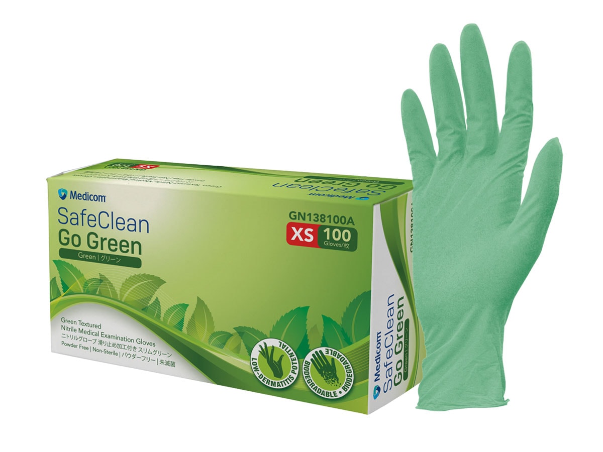 SafeTouch Advanced Platinum White Nitrile Examination Gloves