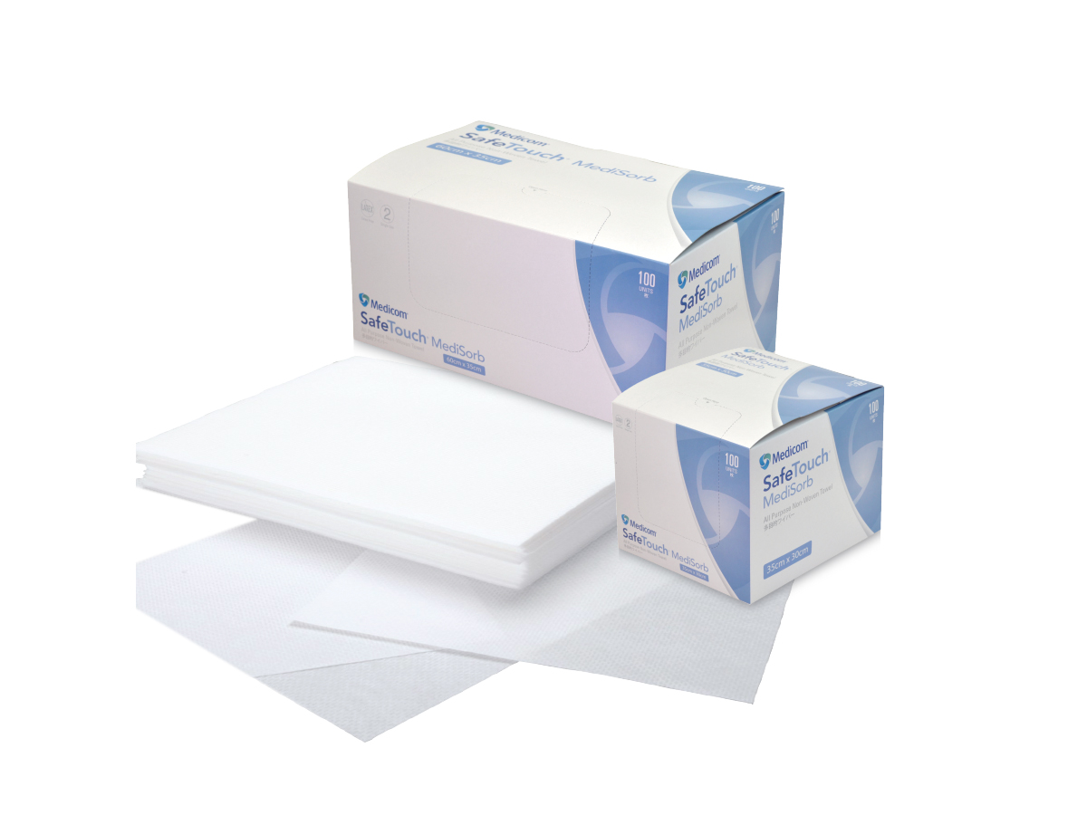 SafeTouch MediSorb All Purpose Non-Woven Towel | Medicom Australia